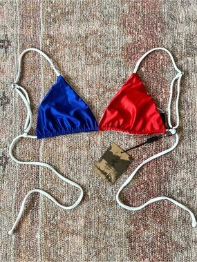 One Teaspoon Reversible Triangle Bikini Top